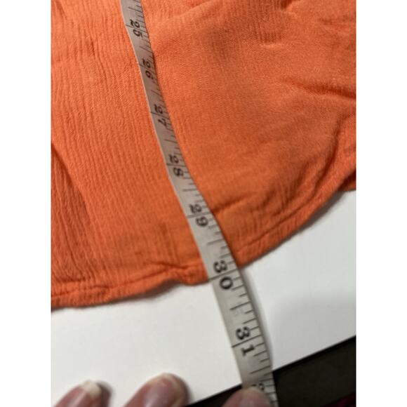 Lilly Pulitzer x Target 3/4 Sleeve Coral Embroidered Tunic Shirt Womens XS - Picture 3 of 4